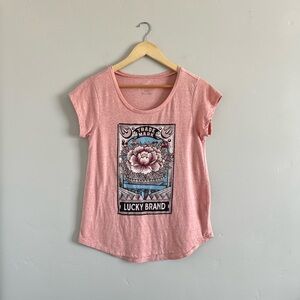 Lucky Brand | Short Sleeve Pink Graphic T-Shirt